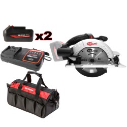 Σετ δισκοπρίονο μπαταρίας 18V Brushless 165mm με ρυθμιζόμενη βάση Keyang Σετ δισκοπρίονο μπαταρίας 18V Brushless 165mm με ρυθμιζόμενη βάση Keyang
