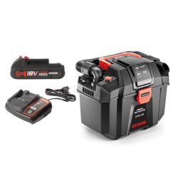 Ηλεκτρική σκούπα επαναφορτιζόμενη Brushless με φίλτρο αέρα 18V KEYANG Ηλεκτρική σκούπα επαναφορτιζόμενη Brushless με φίλτρο αέρα 18V KEYANG