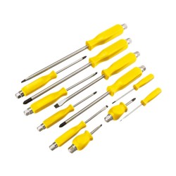 Σετ 12 κατσαβίδια Go-through ίσια και σταυρός  Σετ 12 κατσαβίδια Go-through ίσια και σταυρός