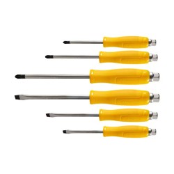 Σετ κατσαβίδια GO-TROUGH ίσια και σταυρού σετ 6 τεμαχίων UYUS TOOLS