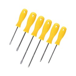 Σετ 6 τεμάχια κατσαβίδια χειρός ίσια και σταυρού μεγάλης αντοχής  Σετ 6 τεμάχια κατσαβίδια χειρός ίσια και σταυρού μεγάλης αντοχής