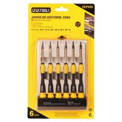 Σετ κατσαβίδια ΤORX μεγέθους 5,6,7,8,9,10 UYUS TOOLS Σετ κατσαβίδια ΤORX μεγέθους 5,6,7,8,9,10 UYUS TOOLS