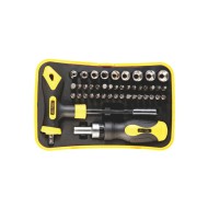 Κασετίνα 43 τεμαχίων με καρυδάκια, μύτες με μανέλα και κατσαβίδι καστανιάς 