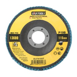 Δίσκος κυρτός φτερού λείανσης ζιρκονίου 120GRIT διαστάσεων 125x22.2mm UYUS TOOLS