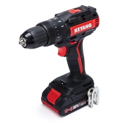 Σετ κρουστικό δραπανοκατσάβιδο Brushless 18V 2 ταχυτήτων & χρόνος πλήρης φόρτισης 20min Keyang  Σετ κρουστικό δραπανοκατσάβιδο Brushless 18V 2 ταχυτήτων & χρόνος πλήρης φόρτισης 20min Keyang