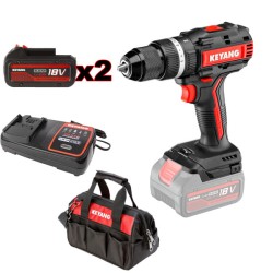 Κρουστικό δραπανοκατσάβιδο Brushless με μπαταρία 18V  κυβώτιο 2 ταχυτήτων & ροπή στρέψης 70Nm Keyang  Κρουστικό δραπανοκατσάβιδο Brushless με μπαταρία 18V  κυβώτιο 2 ταχυτήτων & ροπή στρέψης 70Nm Keyang