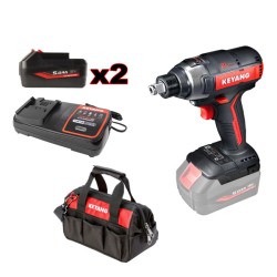 Σετ παλμικό κατσαβίδι μπουλονόκλειδο 18V Brushless με ροπή στρέψης 210N.m Keyang Σετ παλμικό κατσαβίδι μπουλονόκλειδο 18V Brushless με ροπή στρέψης 210N.m Keyang