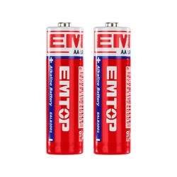 Αλκαλικές μπαταρίες 4 τεμάχια 1.5V LR6 ΑΑ Emtop  Αλκαλικές μπαταρίες 4 τεμάχια 1.5V LR6 ΑΑ Emtop