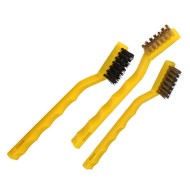 Σετ 3 συρμάτινες βούρτσες με πλαστική λαβή UYUS TOOLS Σετ 3 συρμάτινες βούρτσες με πλαστική λαβή UYUS TOOLS