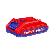 Μπαταρία Li-ion 20V 2Ah για εργαλεία Emtop Μπαταρία Li-ion 20V 2Ah για εργαλεία Emtop