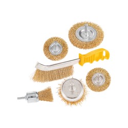 Συρματόβουρτσες 1/4'' σε συσκευασία 6 τεμαχίων UYUS TOOLS Συρματόβουρτσες 1/4'' σε συσκευασία 6 τεμαχίων UYUS TOOLS