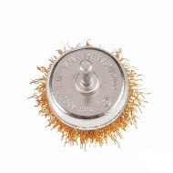 Πλεκτή συρματόβουρτσα με αξονάκι διαστάσεων 75mm UYUS TOOLS Πλεκτή συρματόβουρτσα με αξονάκι διαστάσεων 75mm UYUS TOOLS