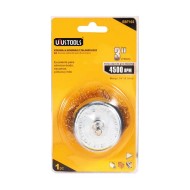 Πλεκτή συρματόβουρτσα με αξονάκι διαστάσεων 75mm UYUS TOOLS Πλεκτή συρματόβουρτσα με αξονάκι διαστάσεων 75mm UYUS TOOLS