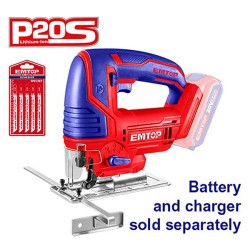 Σέγα μπαταρίας Brushless με 5 λεπίδες Emtop Σέγα μπαταρίας Brushless με 5 λεπίδες Emtop