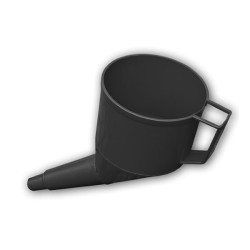 Χωνί πλαστικό μαύρο με φίλτρο για γέμισμα βενζίνης και άλλων υγρών Bradas  Χωνί πλαστικό μαύρο με φίλτρο για γέμισμα βενζίνης και άλλων υγρών Bradas