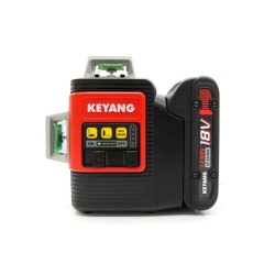 Επαγγελματικό γραμμικό λέιζερ με πίνακα στόχου πράσινης προβολής 18V Keyang Επαγγελματικό γραμμικό λέιζερ με πίνακα στόχου πράσινης προβολής 18V Keyang
