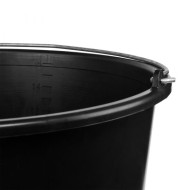 Κουβάς πλαστικός από PVC χωρητικότητας 16Lt σε μαύρο χρώμα BRADAS Κουβάς πλαστικός από PVC χωρητικότητας 16Lt σε μαύρο χρώμα BRADAS