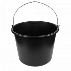 Κουβάς πλαστικός από PVC χωρητικότητας 20Lt σε μαύρο χρώμα BRADAS