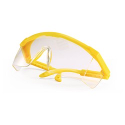 Γυαλιά εργασίας MAG με κίτρινο σκελετό και διάφανους πολυανθρακικούς φακούς UYUS TOOLS