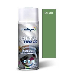 Ακρυλικό σπρέι βαφής υψηλής απόδοσης σε πράσινο - μέντα χρώμα RAL6011 400ml Ακρυλικό σπρέι βαφής υψηλής απόδοσης σε πράσινο - μέντα χρώμα RAL6011 400ml
