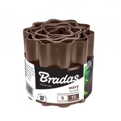 Διαχωριστικό παρτεριών σε καφέ χρώμα διαστάσεων 9mX10cm BRADAS Διαχωριστικό παρτεριών σε καφέ χρώμα διαστάσεων 9mX10cm BRADAS