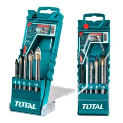 Τρυπάνια γυαλιού σε συσκευασία 5 τεμαχίων TOTAL Τρυπάνια γυαλιού σε συσκευασία 5 τεμαχίων TOTAL