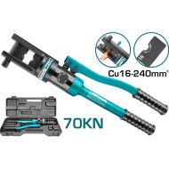 Υδραυλική πρέσα ακροδεκτών Cu 16-240mm2 TOTAL  Υδραυλική πρέσα ακροδεκτών Cu 16-240mm2 TOTAL