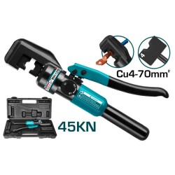 Υδραυλική πρέσα ακροδεκτών Cu 4-70mm2 TOTAL  Υδραυλική πρέσα ακροδεκτών Cu 4-70mm2 TOTAL
