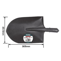 Φτυάρι μεταλλικό διστάσεων 23.5 Χ 30.5cm ΤOTAL Φτυάρι μεταλλικό διστάσεων 23.5 Χ 30.5cm ΤOTAL