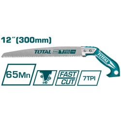 Πριόνι κλαδέματος με λάμα SK5 μήκους 30cm TOTAL