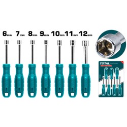 Σετ 7 κατσαβίδια - καρυδάκια μήκους 185mm TOTAL 