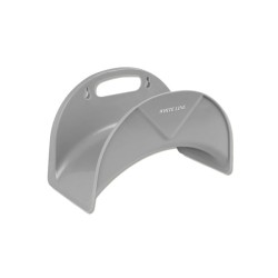 Επίτοιχιο στήριγμα για λάστιχο από PVC σε γκρι χρώμα White line Bradas