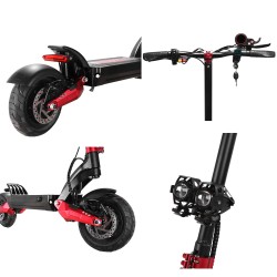 Ηλεκτρικό πατίνι Τomini με διπλό κινητήρα 1000W υδραυλικά δισκόφρενα αναδιπλούμενο & οθόνη led 