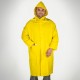 Aδιάβροχη καπαρντίνα PVC μεγέθους ΧΧL κίτρινο χρώμα & 0.32mm BORMANN
