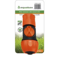 AQUABAX ΤΑΧΥΣΥΝΔΕΣΜΟΣ ΜΕ ΧΕΙΡΟΚΙΝΗΤΗ ΒΑΛΒΙΔΑ 1/2" - 5/8" - 3/4" (B-23645) AQUABAX ΤΑΧΥΣΥΝΔΕΣΜΟΣ ΜΕ ΧΕΙΡΟΚΙΝΗΤΗ ΒΑΛΒΙΔΑ 1/2" - 5/8" - 3/4" (B-23645)