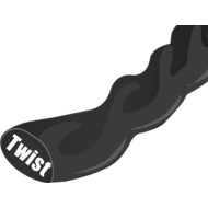 Αθόρυβη ελικοειδής μεσινέζα διαμέτρου 3mm και μήκους 168m μαύρη σε καρούλι ΒΑΧ 