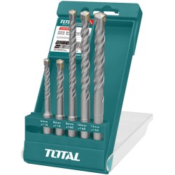 Σετ τρυπάνια SDS - PLUS 5 τεμάχια TOTAL Σετ τρυπάνια SDS - PLUS 5 τεμάχια TOTAL