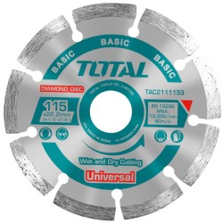 TOTAL ΔΙΑΜΑΝΤΟΔΙΣΚΟΣ UNIVERSAL 115 Χ 22.2mm (TAC2111153) TOTAL ΔΙΑΜΑΝΤΟΔΙΣΚΟΣ UNIVERSAL 115 Χ 22.2mm (TAC2111153)