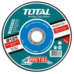 TOTAL ΔΙΣΚΟΣ ΛΕΙΑΝΣΕΩΣ ΜΕΤΑΛΛΟΥ Φ - 125 Χ 6mm (TAC2231251) TOTAL ΔΙΣΚΟΣ ΛΕΙΑΝΣΕΩΣ ΜΕΤΑΛΛΟΥ Φ - 125 Χ 6mm (TAC2231251)
