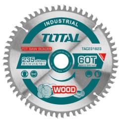 Δίσκος κοπής ξύλου διαμέτρου Φ-235mm 60Τ TAC231623 TOTAL Δίσκος κοπής ξύλου διαμέτρου Φ-235mm 60Τ TAC231623 TOTAL