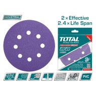Γυαλόχαρτα διαμέτρου 125mm σε συσκευασία 10 τεμαχίων TAC73125101 TOTAL  Γυαλόχαρτα διαμέτρου 125mm σε συσκευασία 10 τεμαχίων TAC73125101 TOTAL