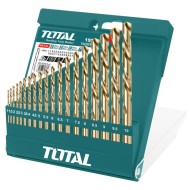 Τρυπάνια HSS σετ 19 τεμαχίων μεγέθους 1-10mm TOTAL Τρυπάνια HSS σετ 19 τεμαχίων μεγέθους 1-10mm TOTAL