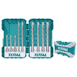 Τρυπάνια SDS-PLUS σε συσκευασία 9 τεμαχίων TOTAL Τρυπάνια SDS-PLUS σε συσκευασία 9 τεμαχίων TOTAL