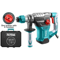 Πιστολέτο περιστροφικό σκαπτικό SDS-PLUS 1.500W 4 λειτουργιών TH1153236 TOTAL Πιστολέτο περιστροφικό σκαπτικό SDS-PLUS 1.500W 4 λειτουργιών TH1153236 TOTAL