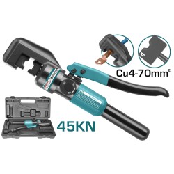 Υδραυλική πρέσα ακροδεκτών Cu 4-70mm2 TOTAL  Υδραυλική πρέσα ακροδεκτών Cu 4-70mm2 TOTAL