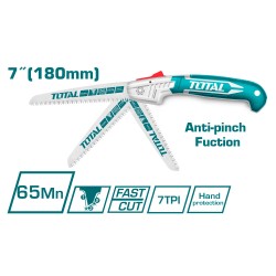 Πριόνι κλαδέματος σπαστό μήκους 18cm TOTAL Πριόνι κλαδέματος σπαστό μήκους 18cm TOTAL