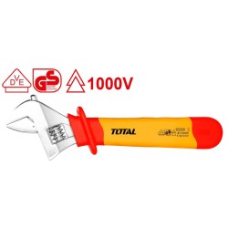 Γαλλικό κλειδί με μόνωση 1000V VDE μήκους 250mm TOTAL  Γαλλικό κλειδί με μόνωση 1000V VDE μήκους 250mm TOTAL