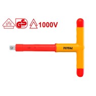 Ταφ μανέλα μεγέθους 1/2" 1000V VDE TOTAL  Ταφ μανέλα μεγέθους 1/2" 1000V VDE TOTAL