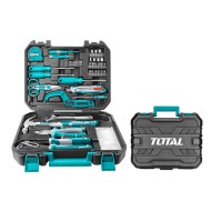 Σετ εργαλείων 130 τεμαχίων σε BMC βαλίτσα TOTAL  Σετ εργαλείων 130 τεμαχίων σε BMC βαλίτσα TOTAL