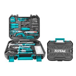 Σετ εργαλείων 130 τεμαχίων σε BMC βαλίτσα TOTAL  Σετ εργαλείων 130 τεμαχίων σε BMC βαλίτσα TOTAL